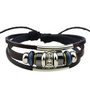 Pu Leather Adjustable Bracelet